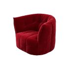 Brigantin accent chair with curved back and upholstered seat in a modern setting