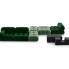 Camaleonda Sofa by Mario Bellini with deep tufted cushions and modular design.