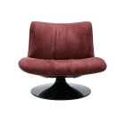 DE5-050 Rotary Lounge Chair in Burgundy Velvet