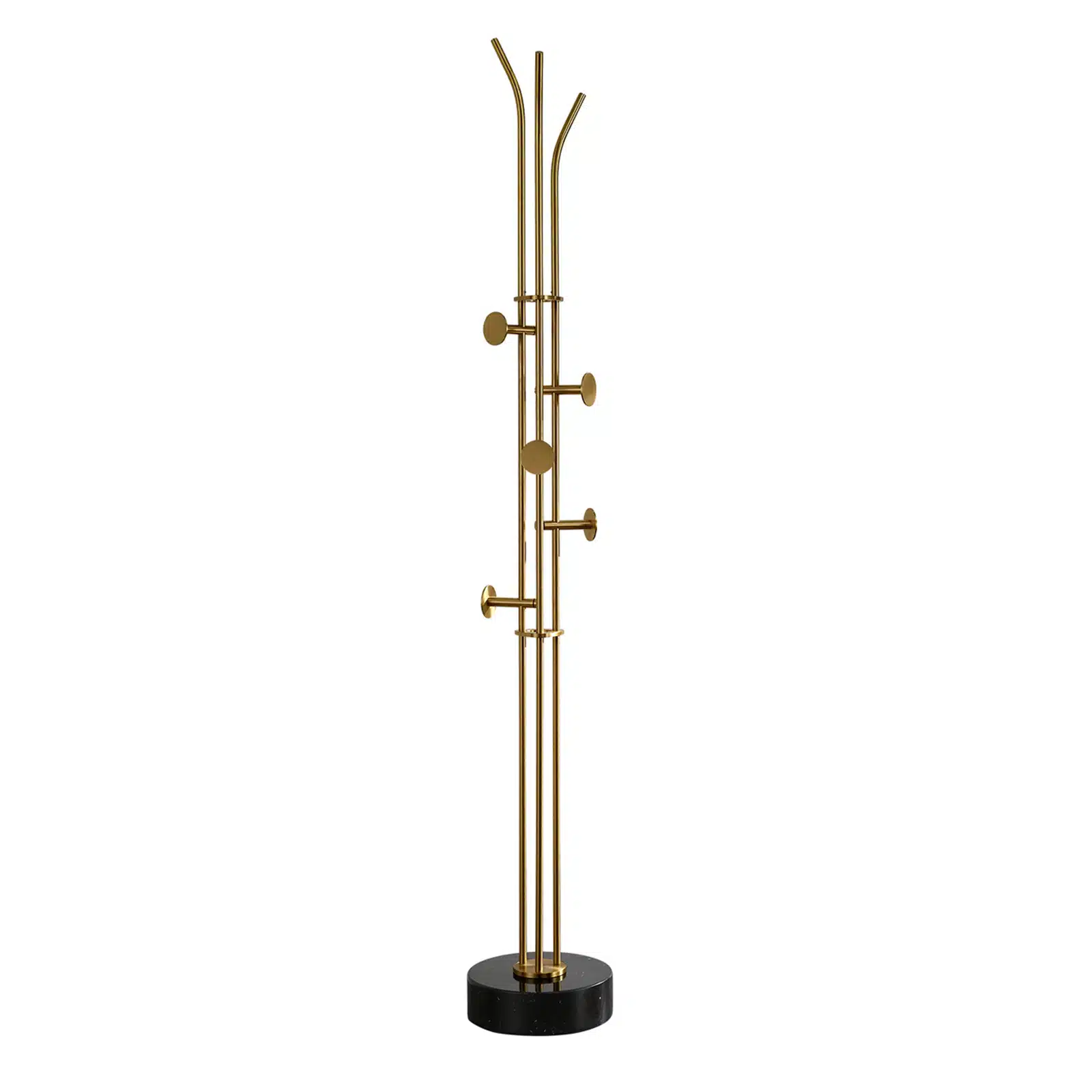 Stainless-steel-coat-rack-stand-with-black-marble-base-and-brushed-gold-tone-adjustable-hooks.webp Stainless steel coat rack stand with black marble base and brushed gold-tone adjustable hooks