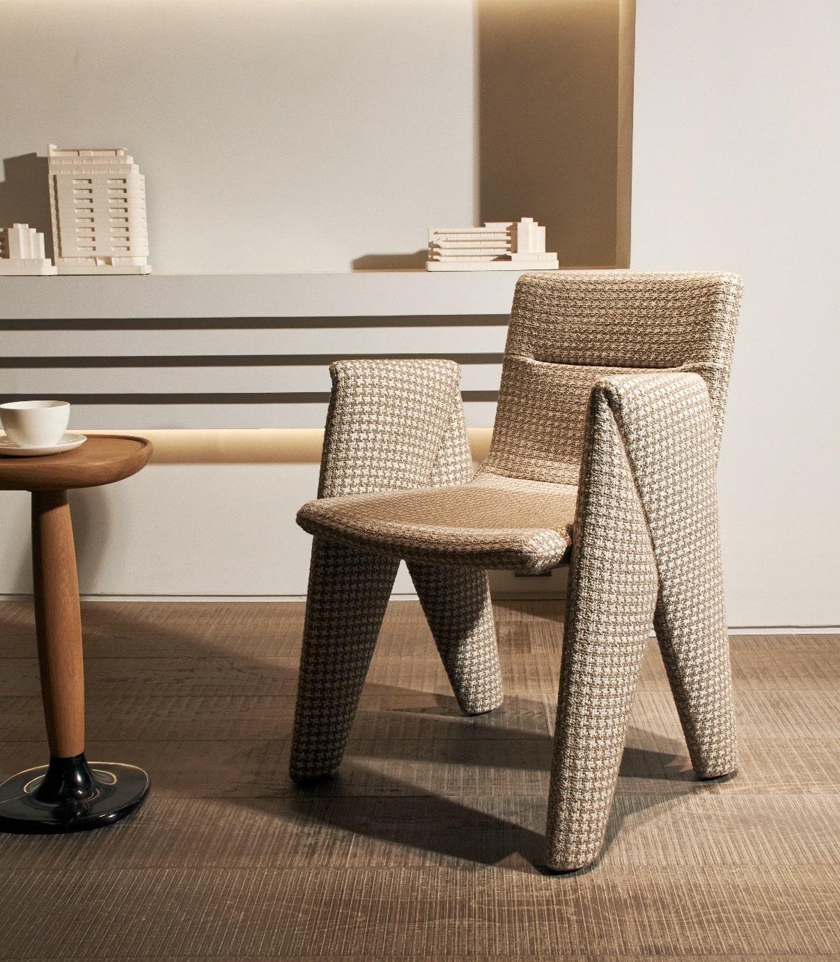 Wool Blend Lagos on a chair